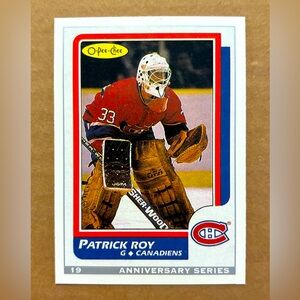 Patrick Roy 1992 OPC 25th Anniversary Montreal Canadiens Rookie RC Hockey Card